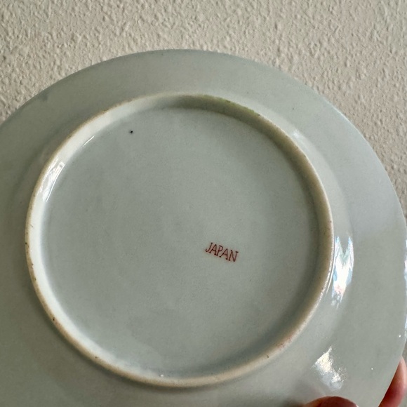 5 Vintage Japanese Hand Painted Porcelain Luncheon Plates With Geisha Girl Decor - Picture 5 of 11